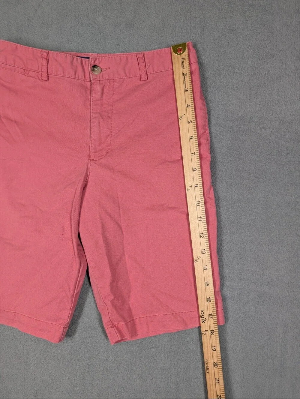 Polo Ralph Lauren Boys 14 Pink Chino Bermuda Shorts Cotton Stretch Preppy Golf
